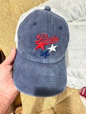PARKE Red,white, blue stars-Snapback adjustable (Navy/white)